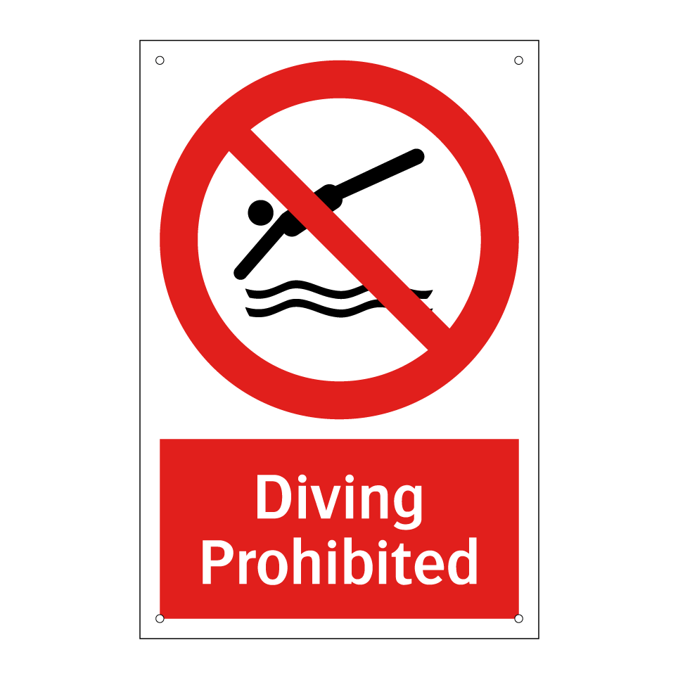 Diving Prohibited
