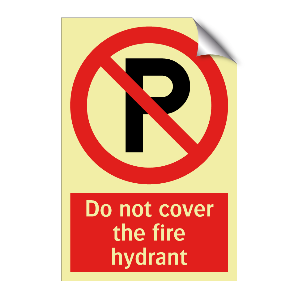 Do not cover the fire hydrant