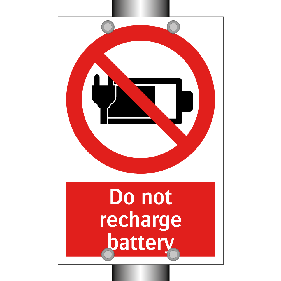 Do not recharge battery