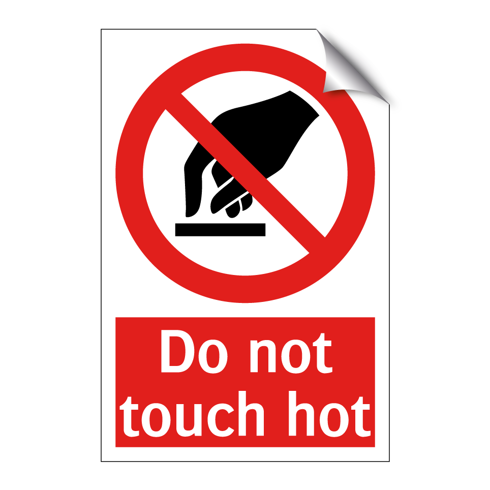 Do not touch hot