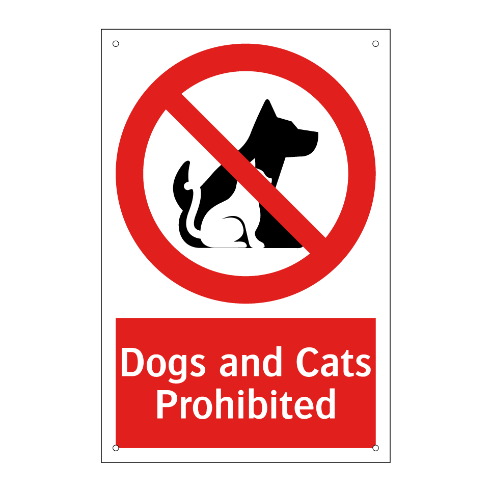 Dogs and Cats Prohibited