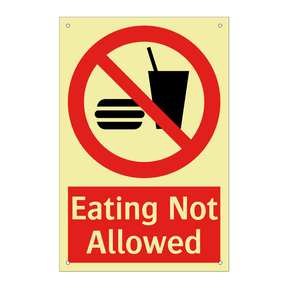 Eating Not Allowed