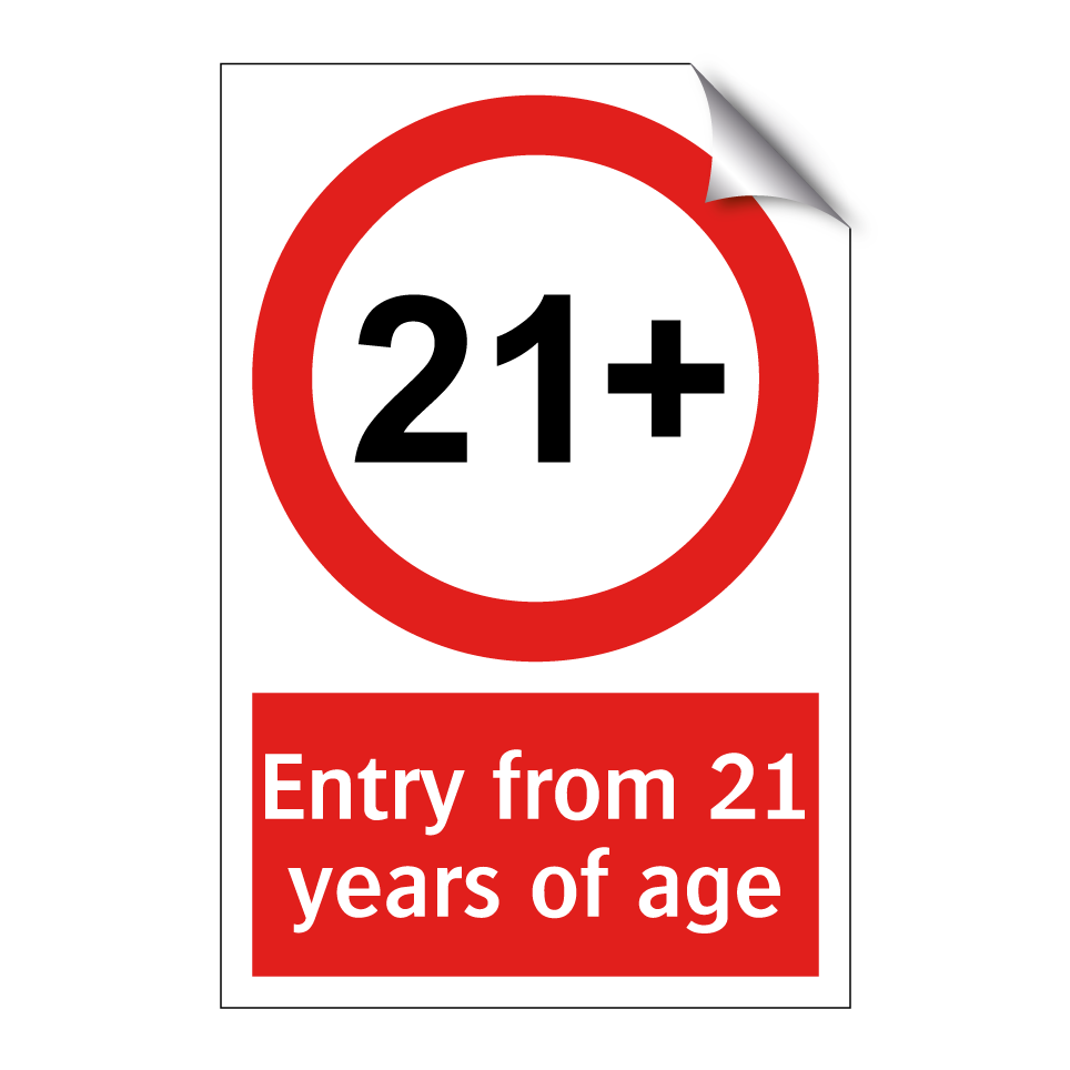 Entry from 21 years of age