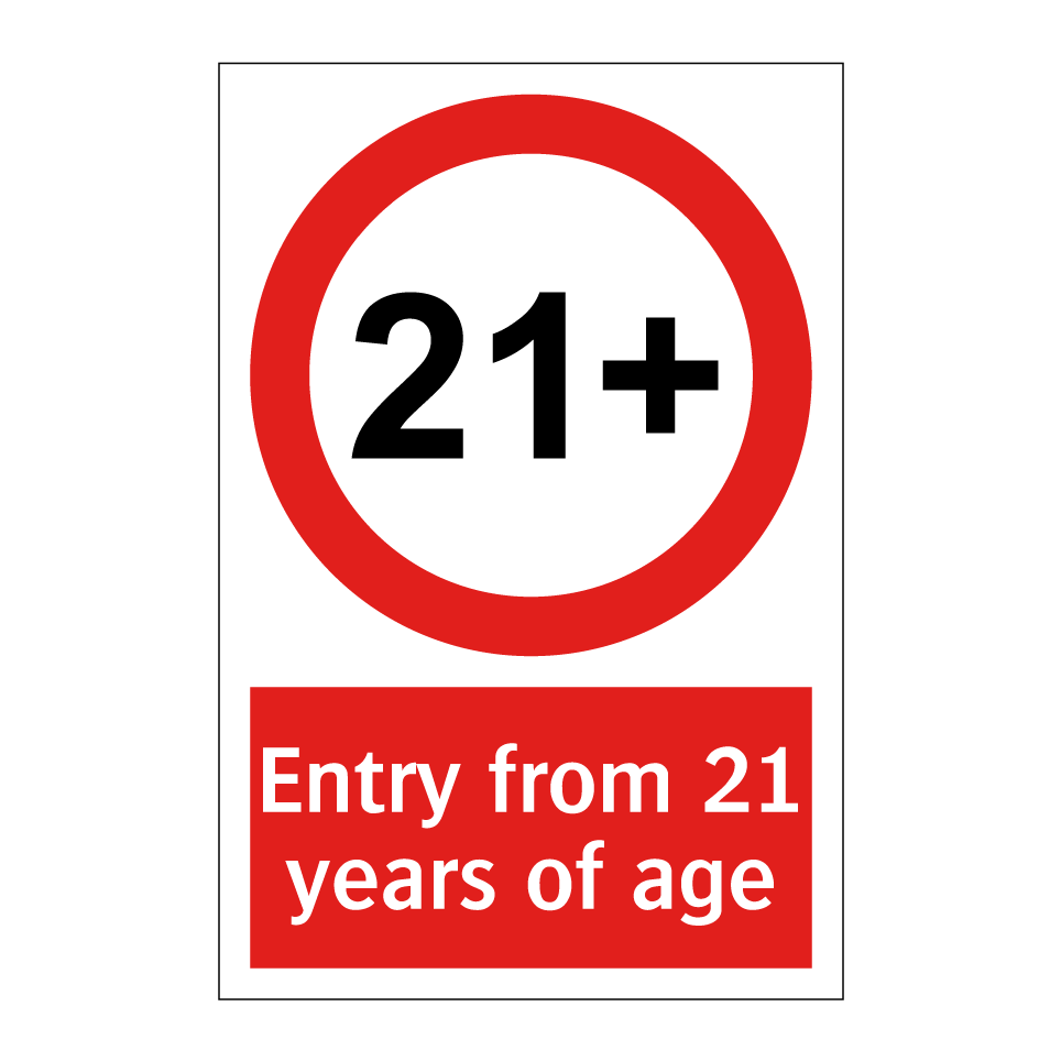 Entry from 21 years of age