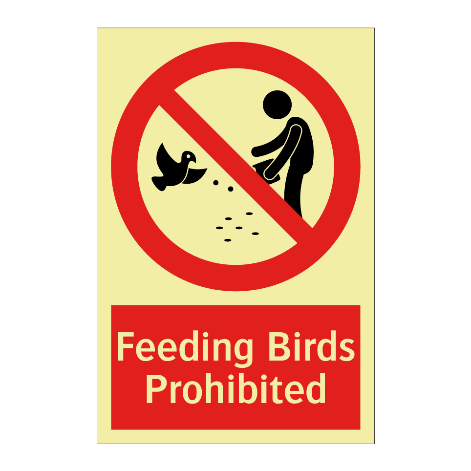 Feeding Birds Prohibited