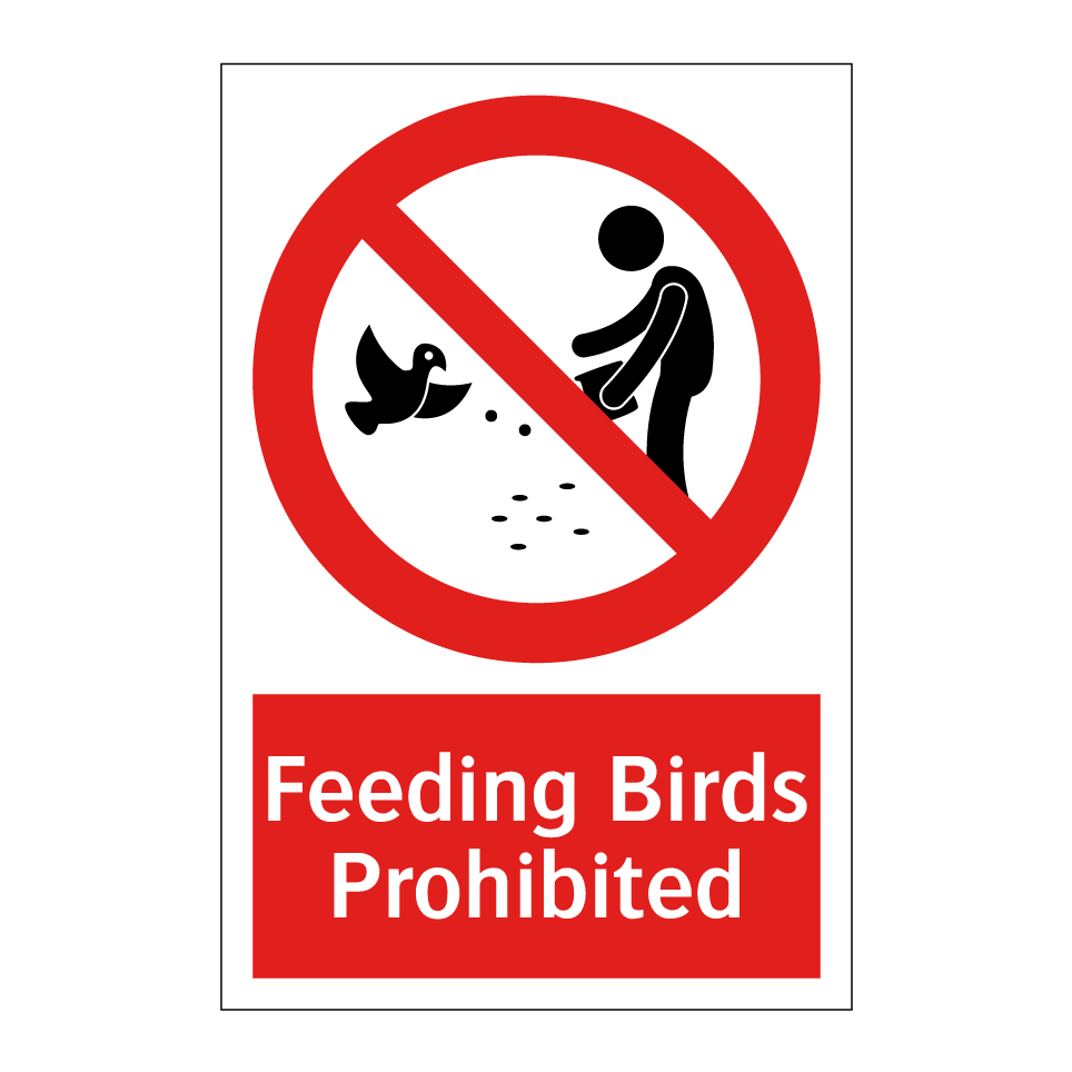 Feeding Birds Prohibited