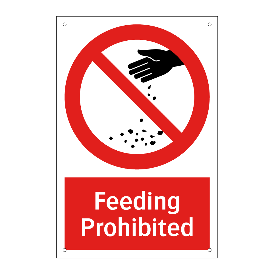 Feeding Prohibited