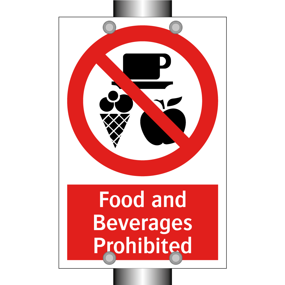 Food and Beverages Prohibited