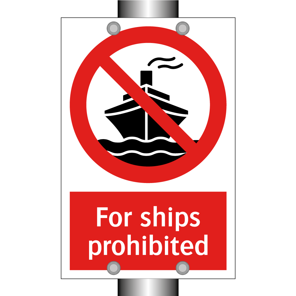 For ships prohibited