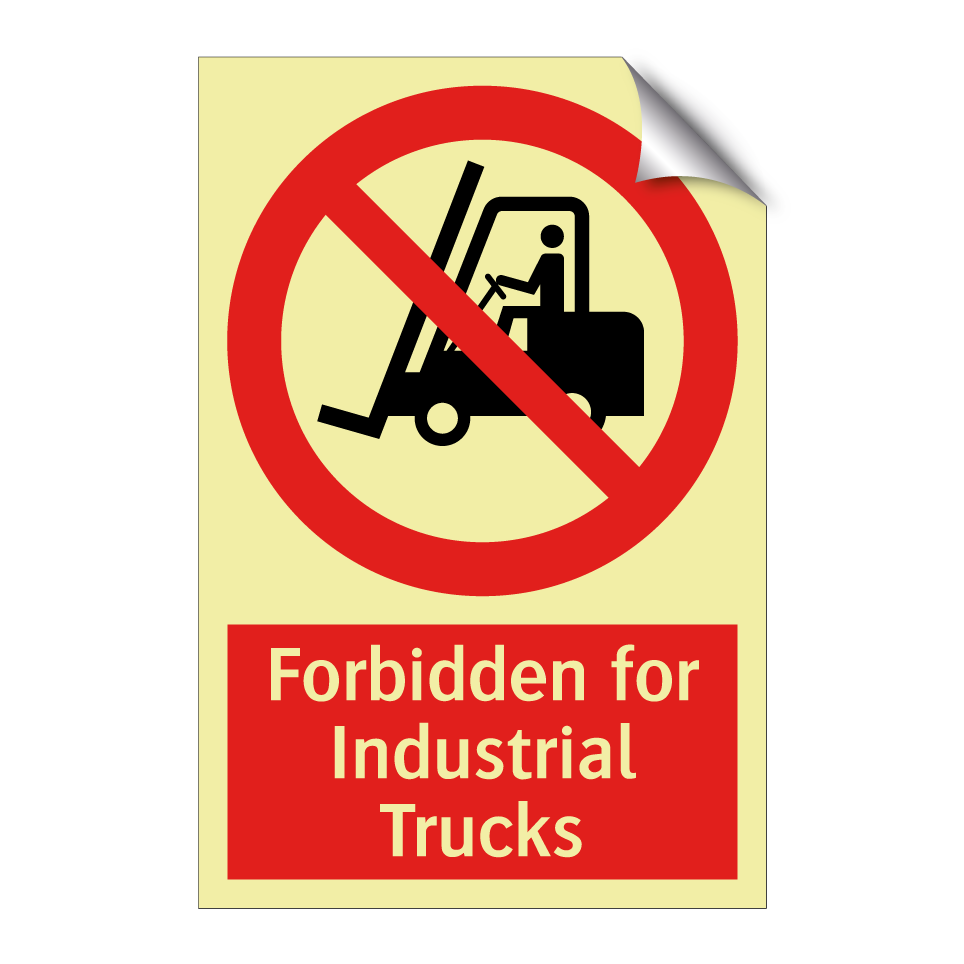 Forbidden for Industrial Trucks