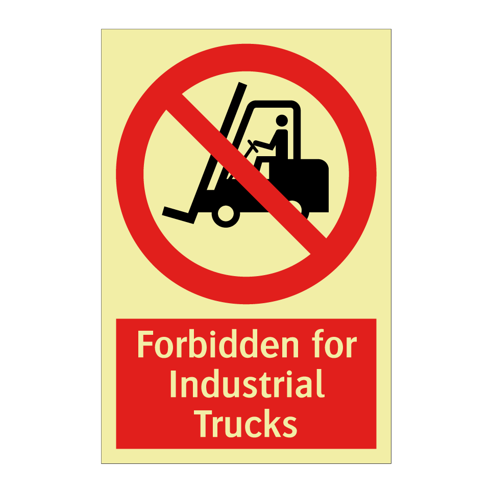 Forbidden for Industrial Trucks