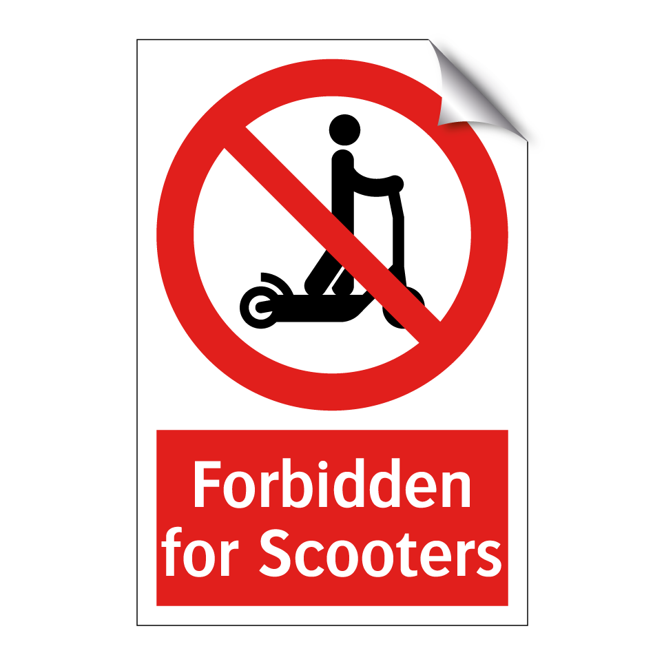 Forbidden for Scooters