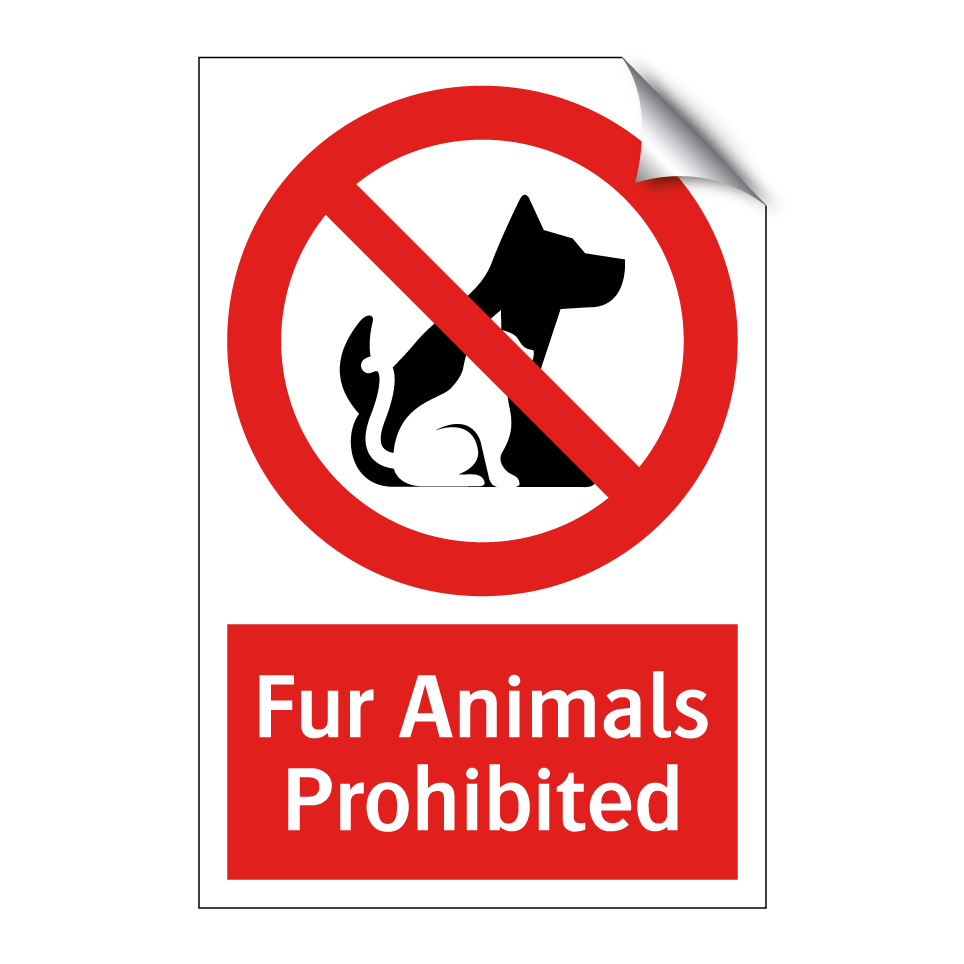 Fur Animals Prohibited