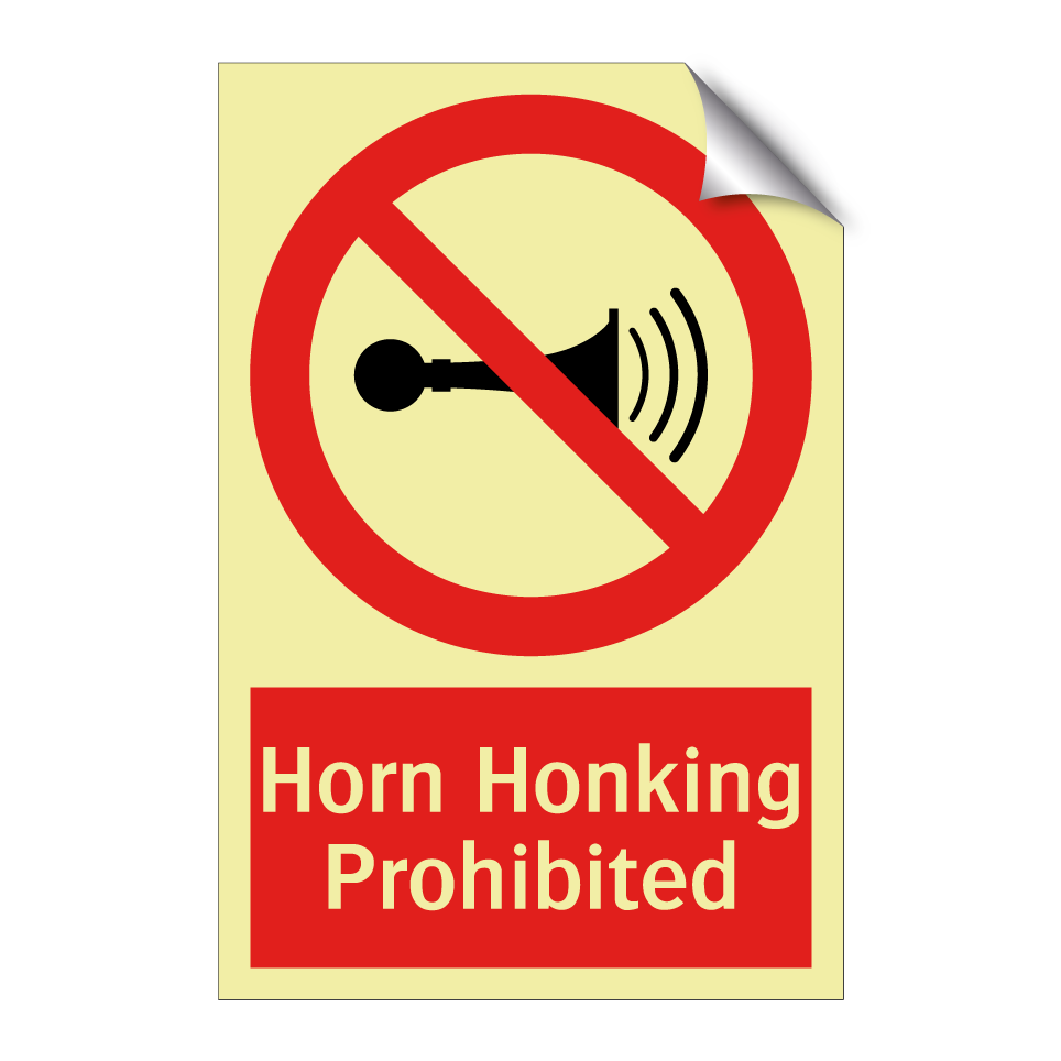 Horn Honking Prohibited