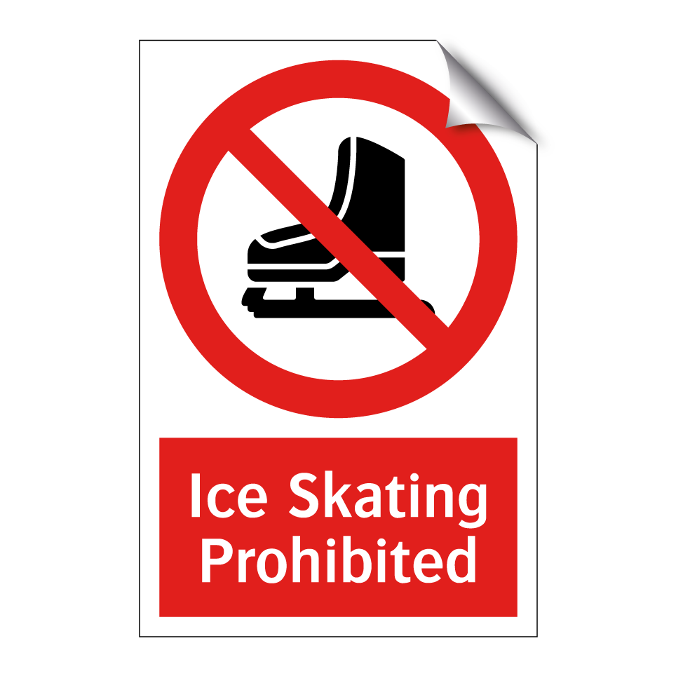 Ice Skating Prohibited