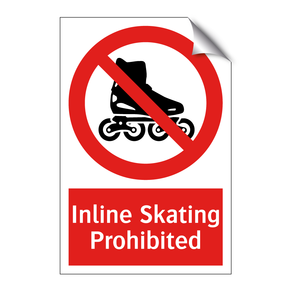 Inline Skating Prohibited
