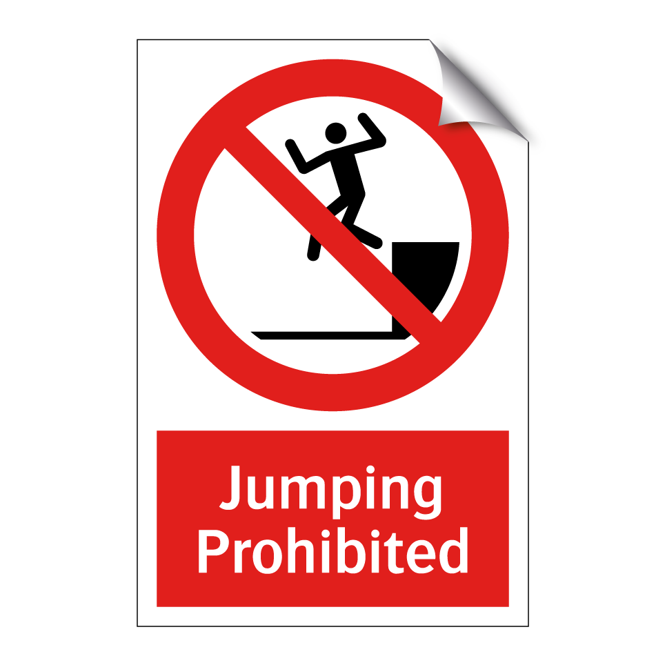 Jumping Prohibited