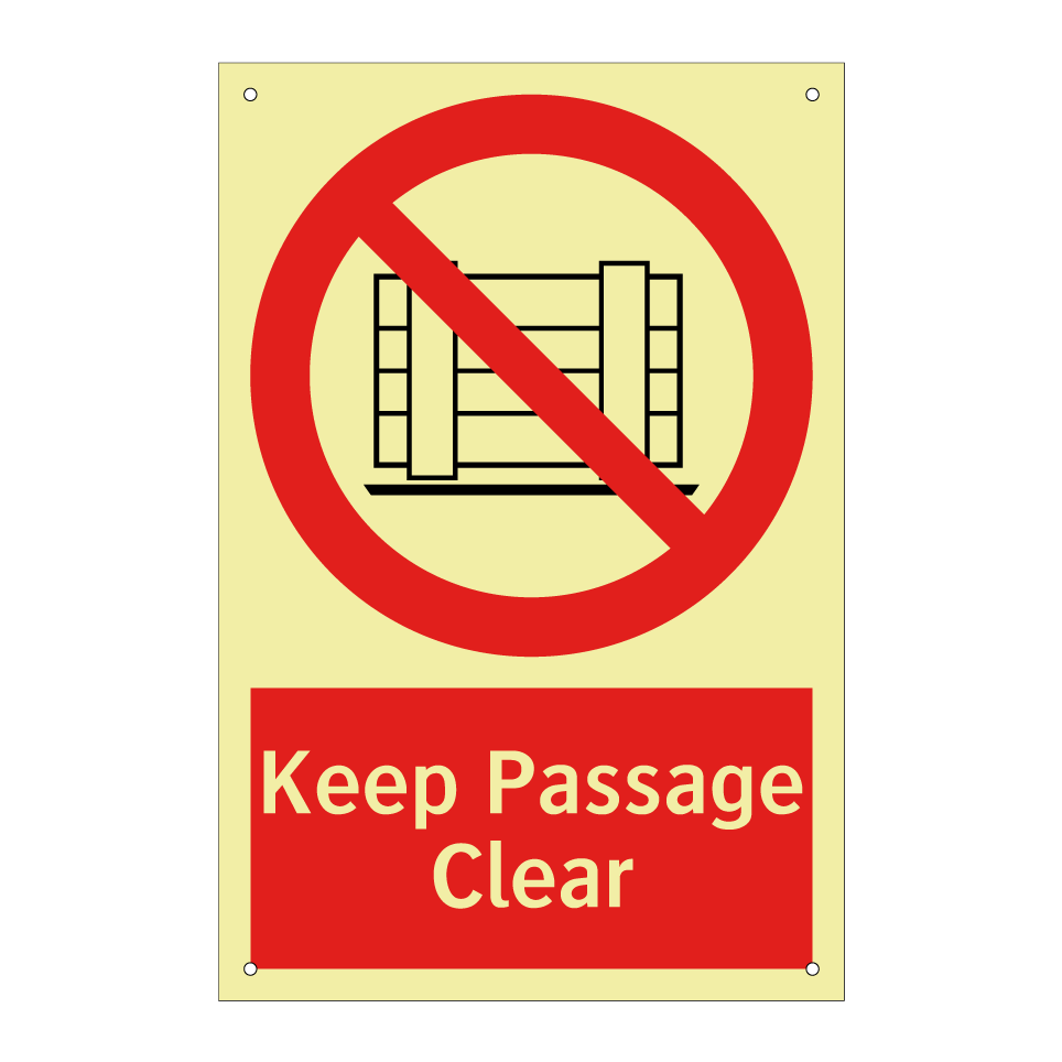 Keep Passage Clear