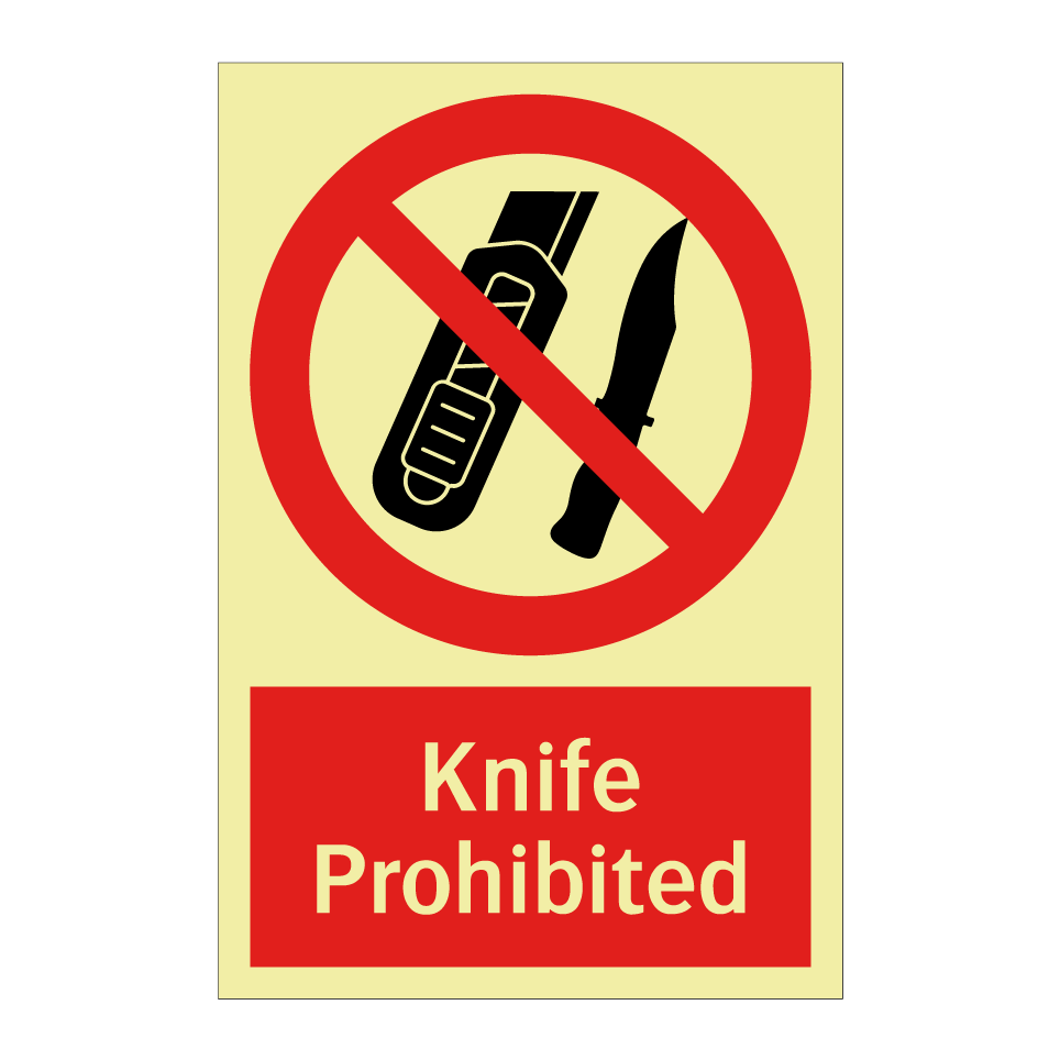 Knife Prohibited
