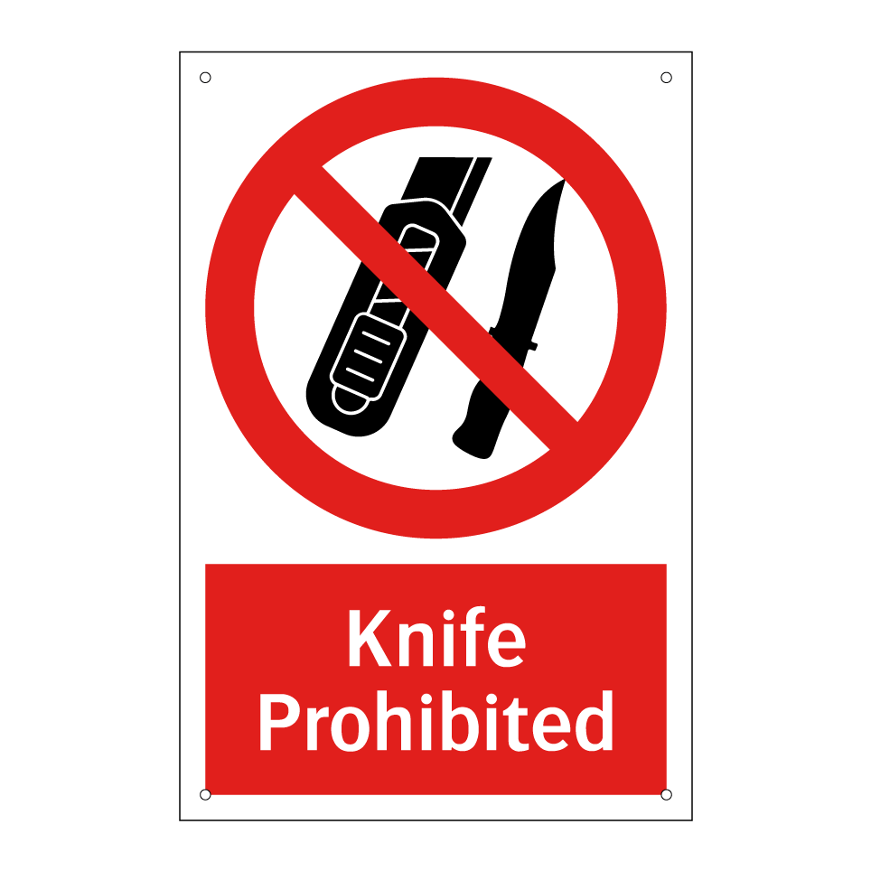 Knife Prohibited