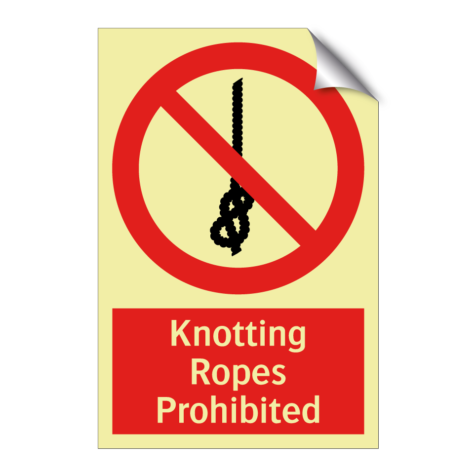 Knotting Ropes Prohibited