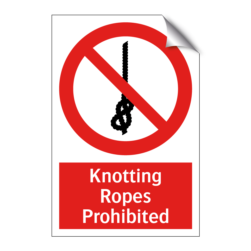 Knotting Ropes Prohibited