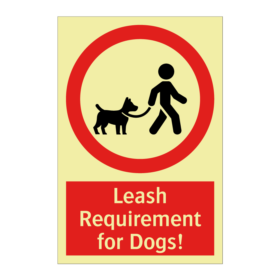 Leash Requirement for Dogs!