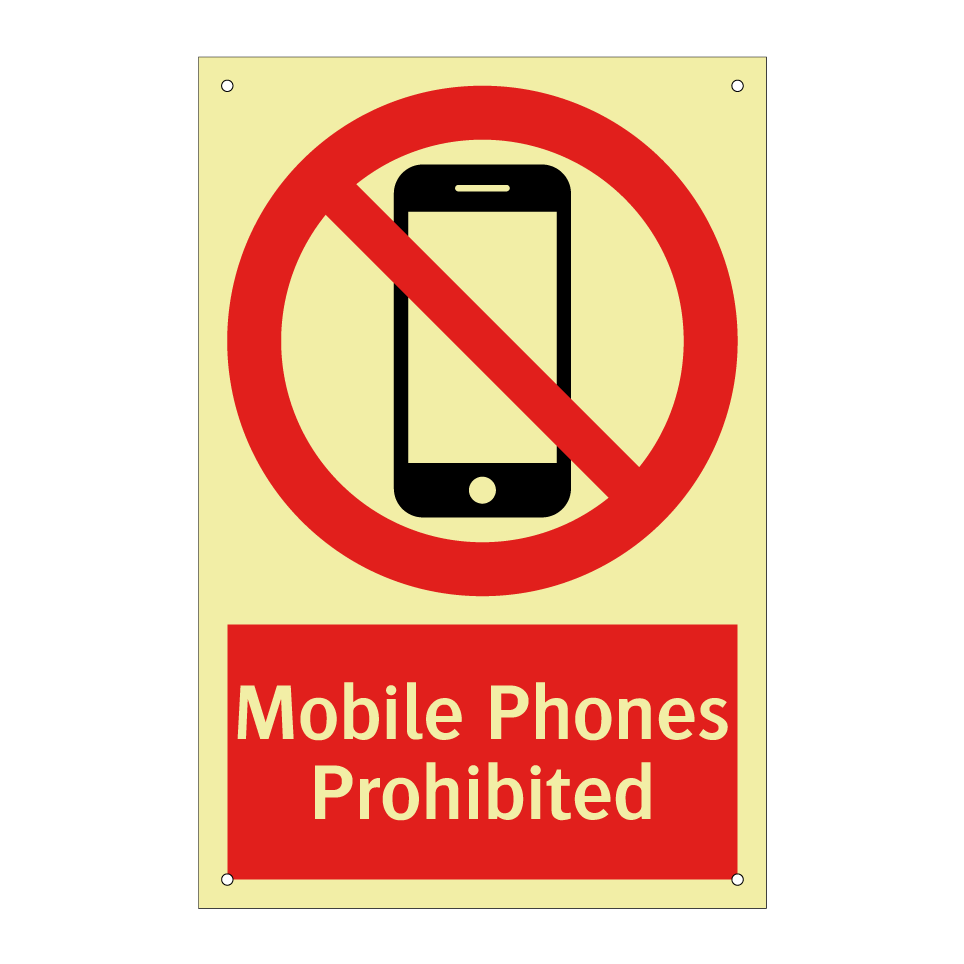 Mobile Phones Prohibited