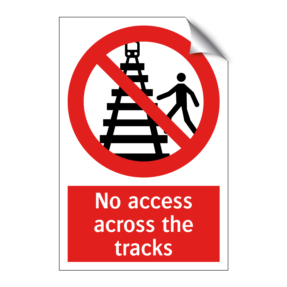 No access across the tracks