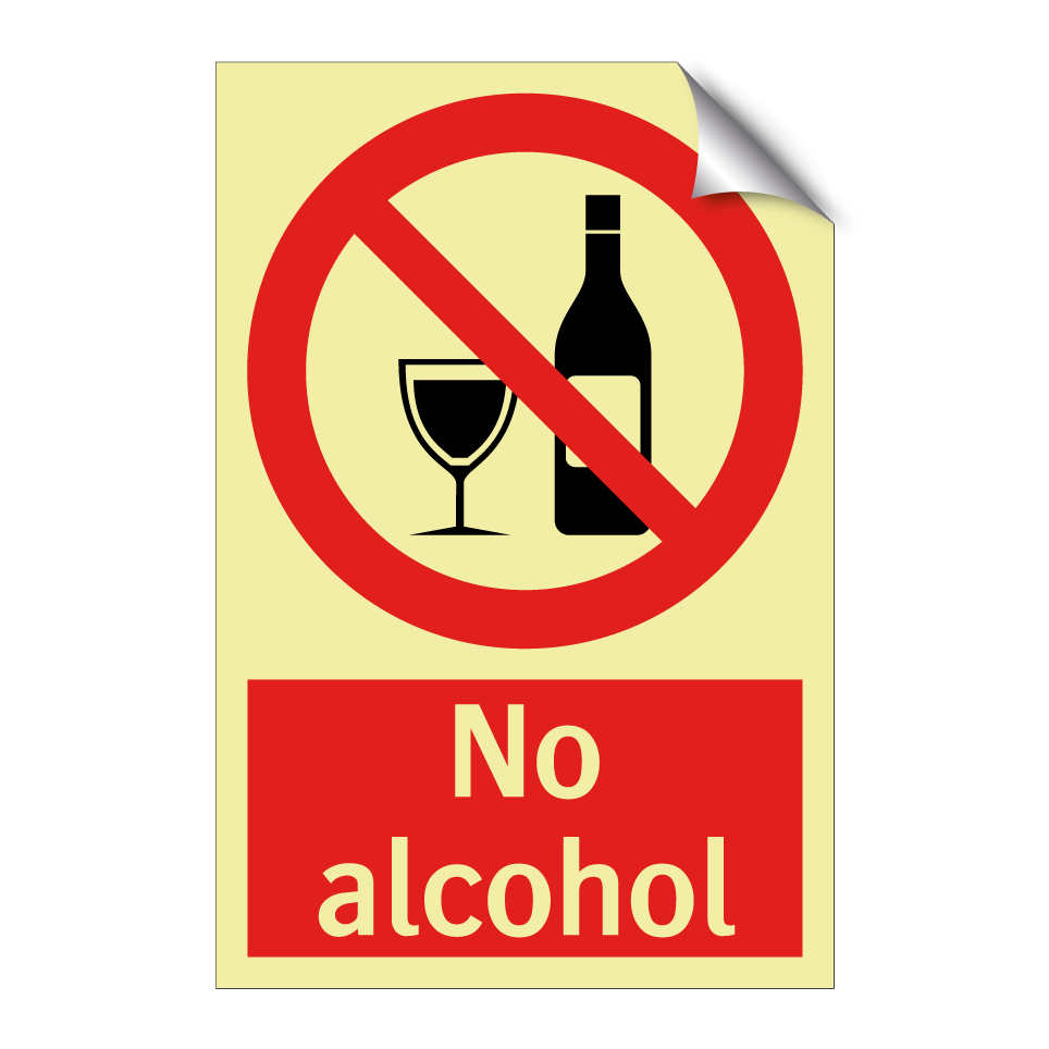 No alcohol