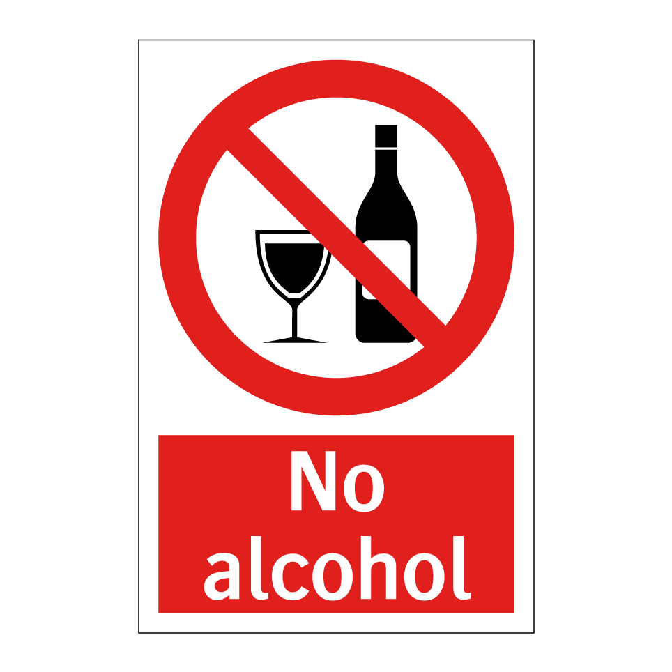 No alcohol