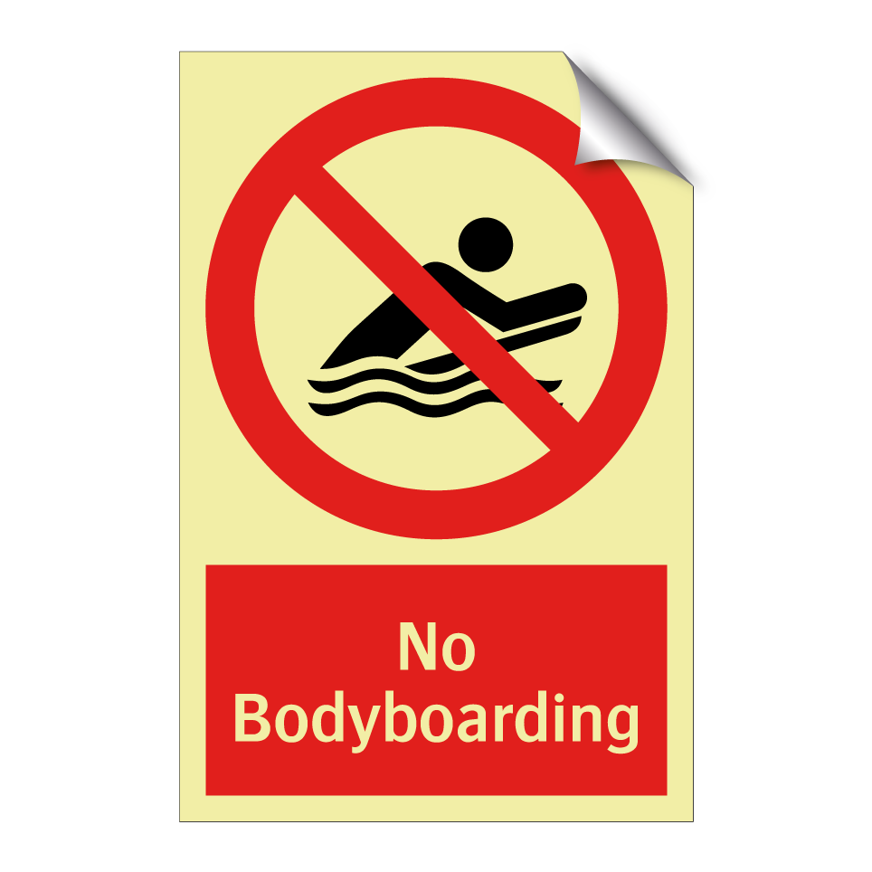 No Bodyboarding