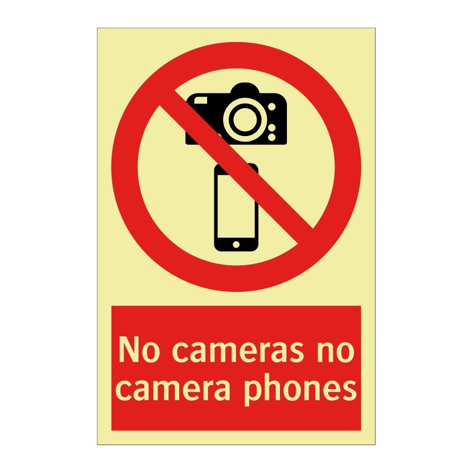No cameras no camera phones
