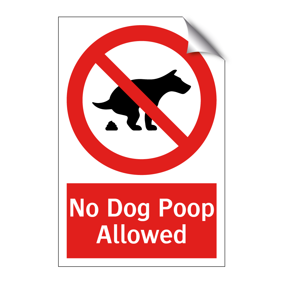 No Dog Poop Allowed