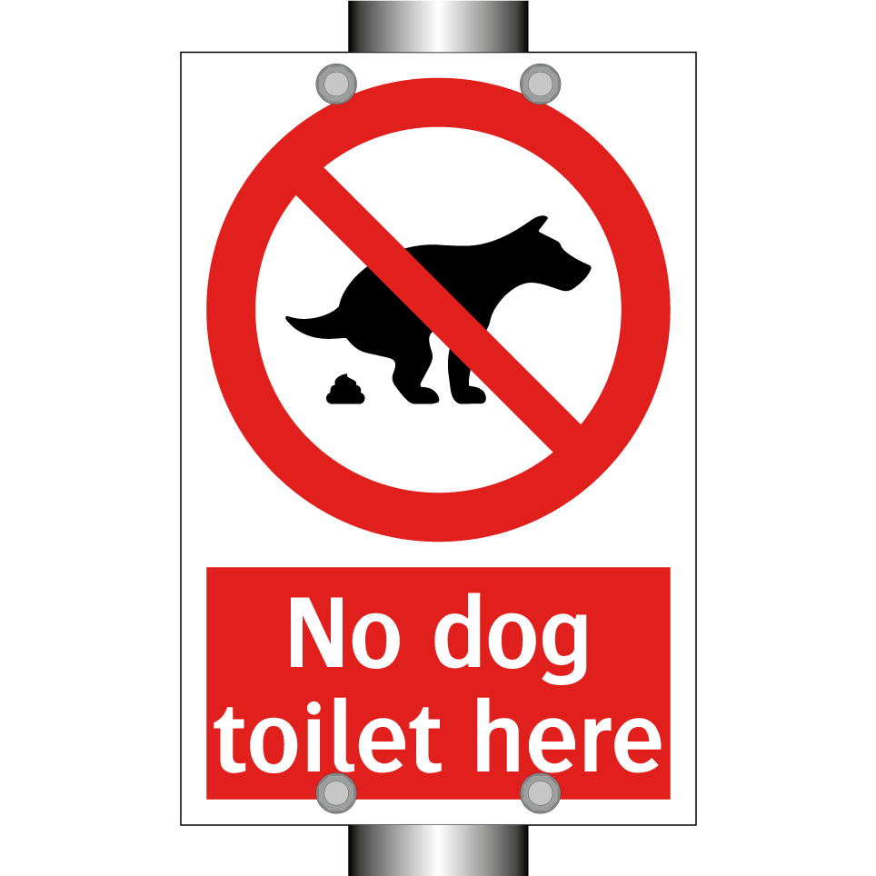 No dog toilet here