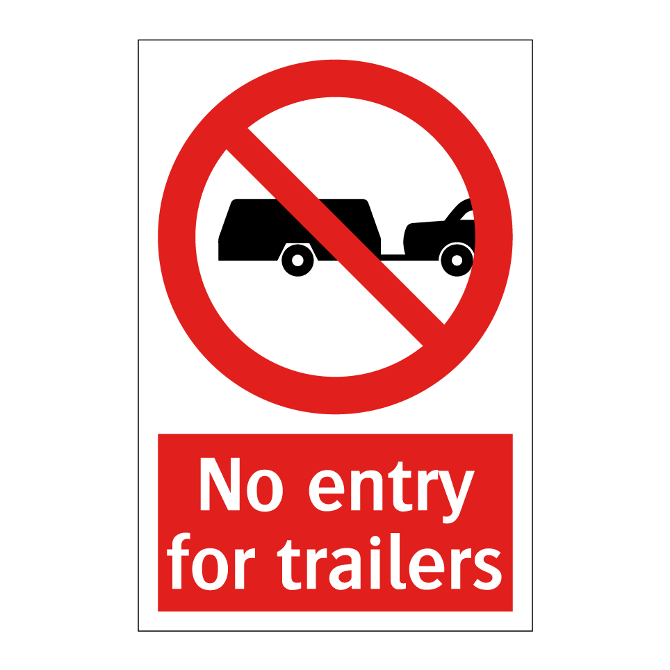 No entry for trailers