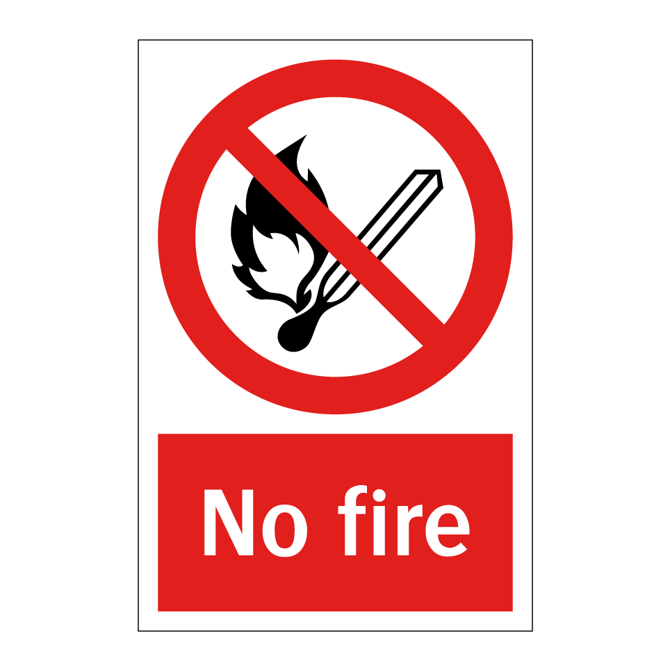 No fire