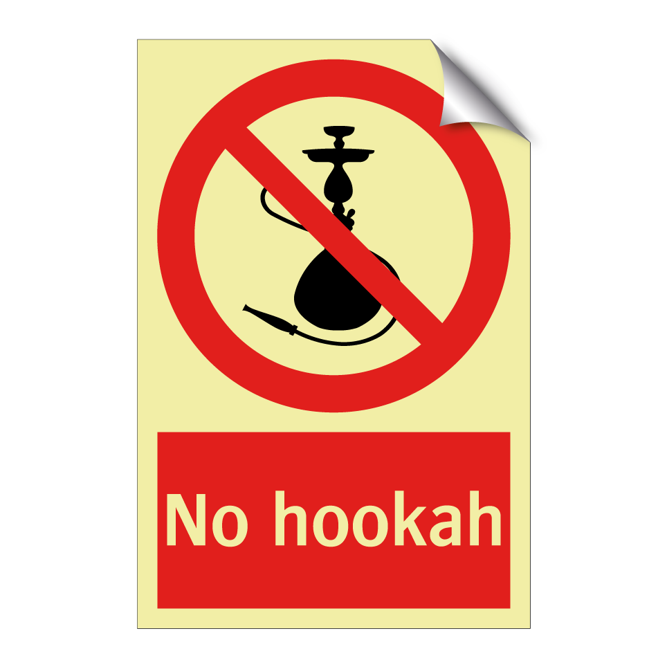 No hookah