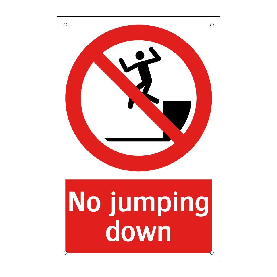 No jumping down
