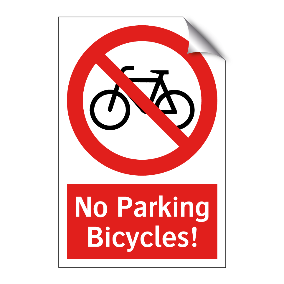 No Parking Bicycles!