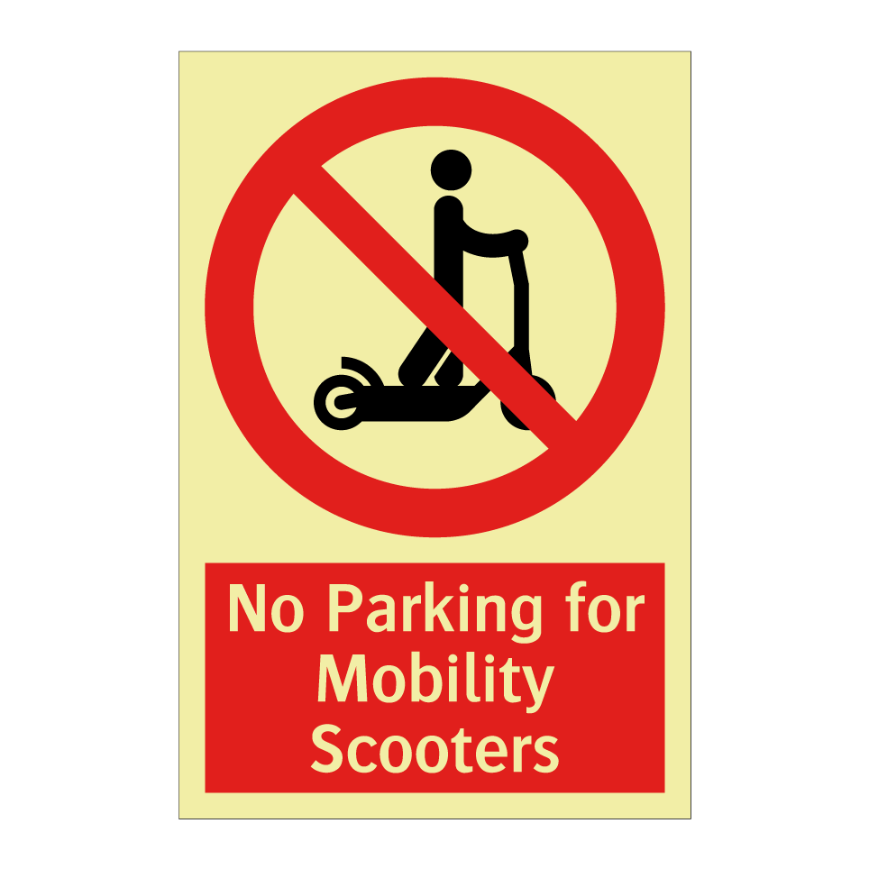 No Parking for Mobility Scooters