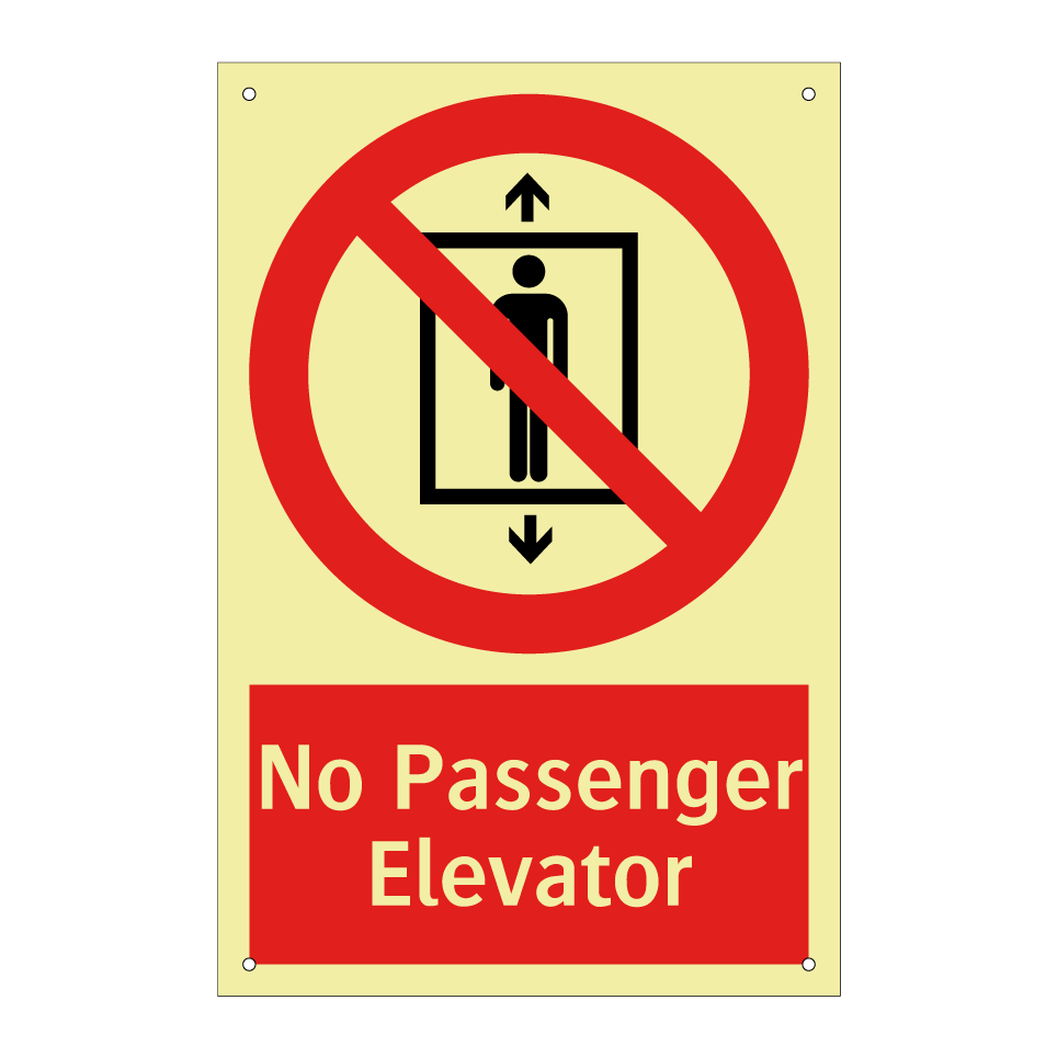 No Passenger Elevator