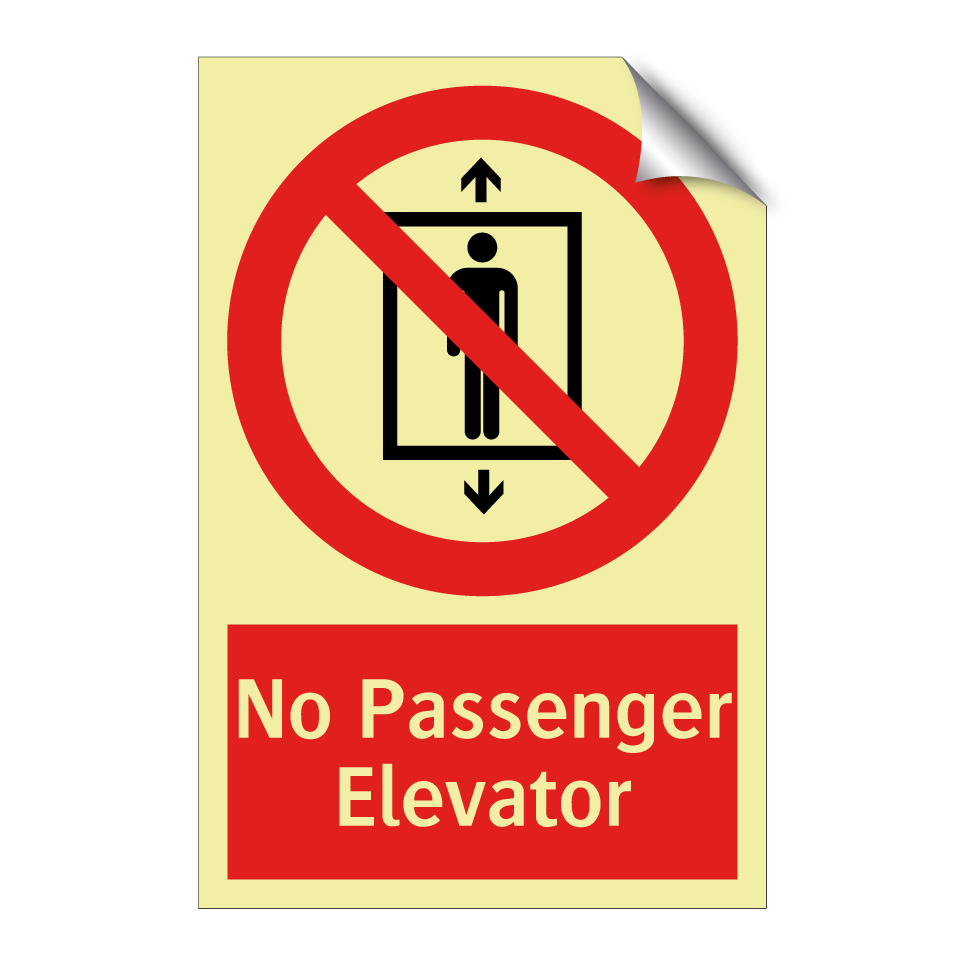 No Passenger Elevator