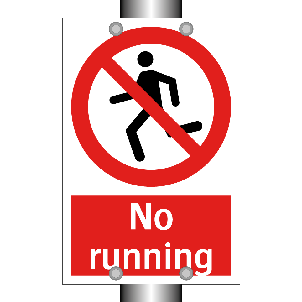 No running