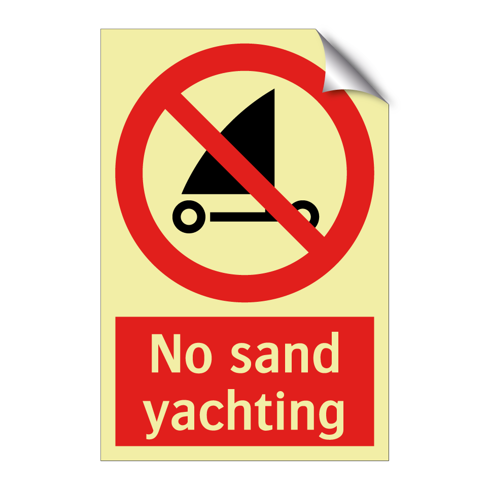 No sand yachting