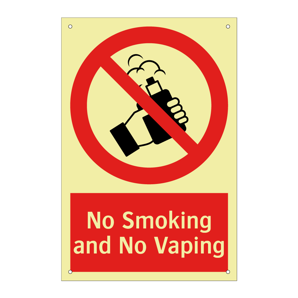 No Smoking and No Vaping