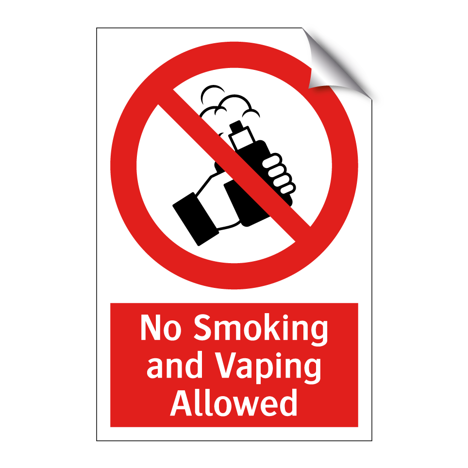 No Smoking and Vaping Allowed