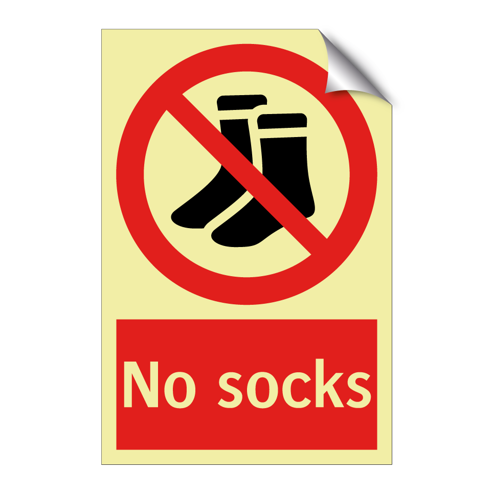 No socks
