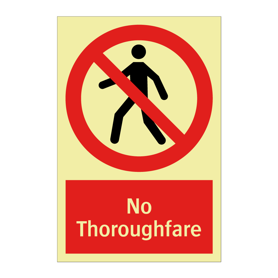 No Thoroughfare