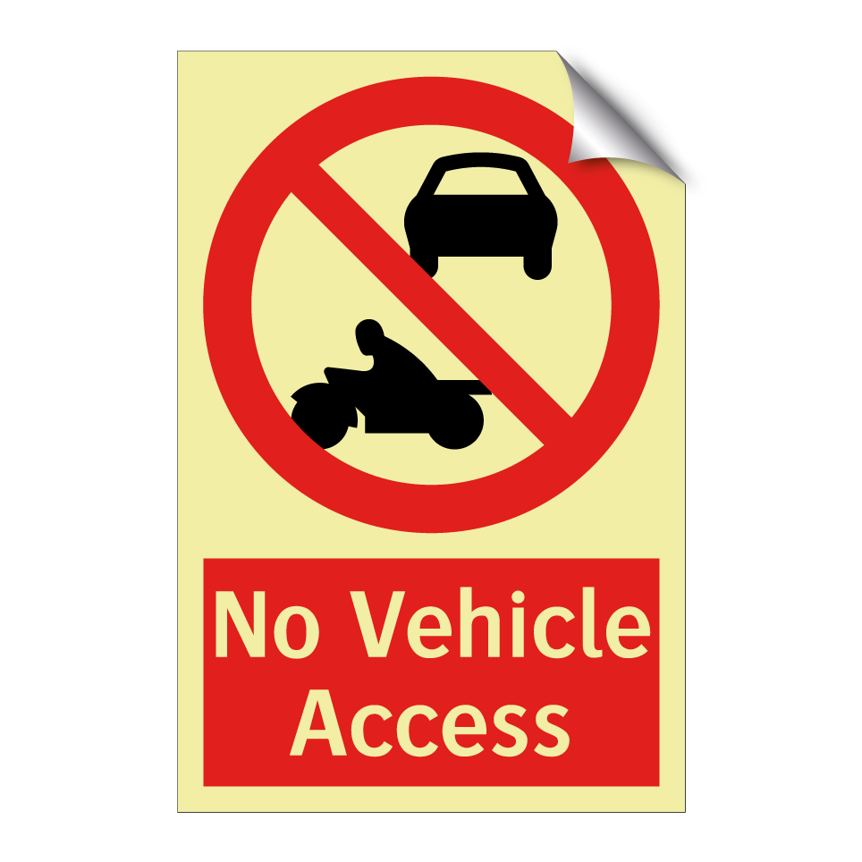 No Vehicle Access